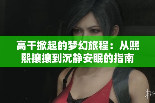 高干掀起的梦幻旅程：从熙熙攘攘到沉静安眠的指南