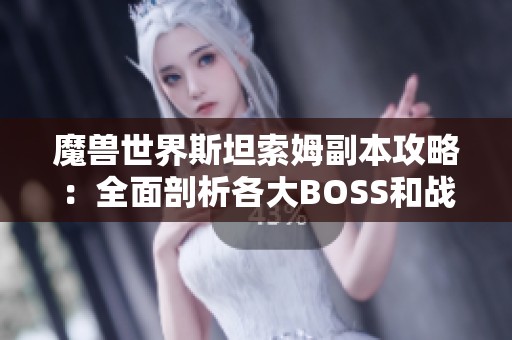魔兽世界斯坦索姆副本攻略：全面剖析各大BOSS和战斗策略