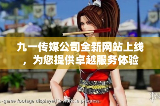 九一传媒公司全新网站上线，为您提供卓越服务体验