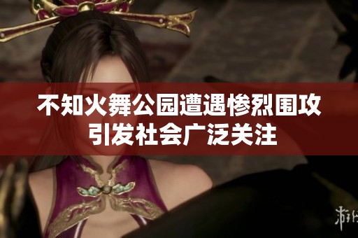 不知火舞公园遭遇惨烈围攻 引发社会广泛关注