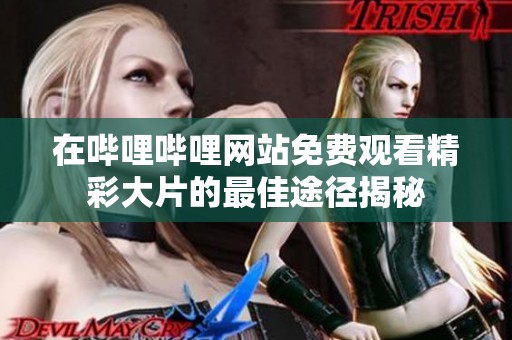 在哔哩哔哩网站免费观看精彩大片的最佳途径揭秘