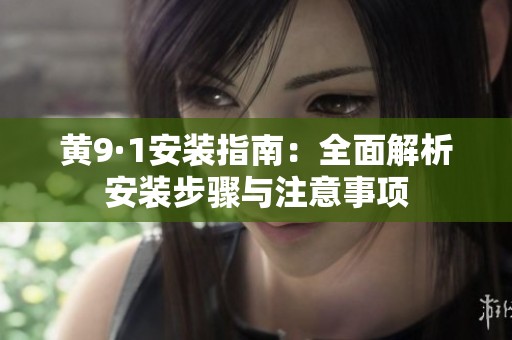 黄9·1安装指南：全面解析安装步骤与注意事项