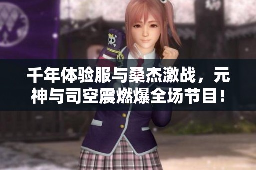 千年体验服与桑杰激战，元神与司空震燃爆全场节目！