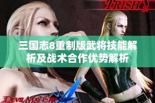 三国志8重制版武将技能解析及战术合作优势解析