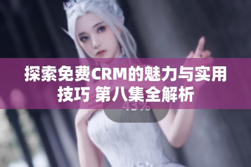 探索免费CRM的魅力与实用技巧 第八集全解析