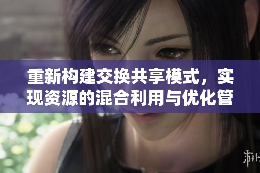 重新构建交换共享模式，实现资源的混合利用与优化管理