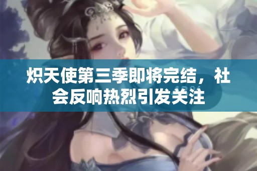 炽天使第三季即将完结，社会反响热烈引发关注