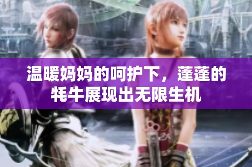 温暖妈妈的呵护下，蓬蓬的牦牛展现出无限生机