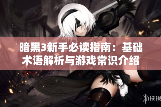 暗黑3新手必读指南：基础术语解析与游戏常识介绍