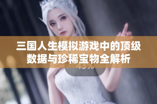 三国人生模拟游戏中的顶级数据与珍稀宝物全解析