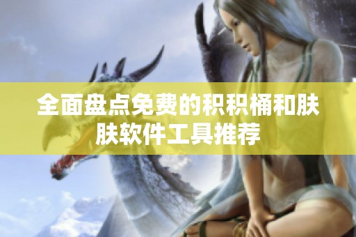 全面盘点免费的积积桶和肤肤软件工具推荐
