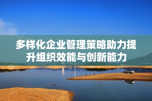 多样化企业管理策略助力提升组织效能与创新能力