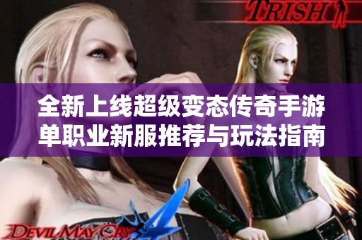 全新上线超级变态传奇手游单职业新服推荐与玩法指南