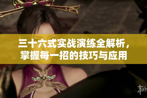 三十六式实战演练全解析，掌握每一招的技巧与应用