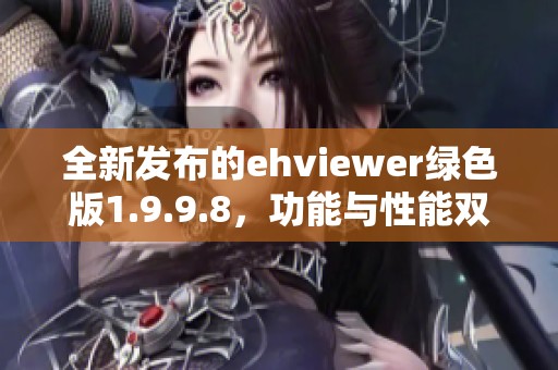 全新发布的ehviewer绿色版1.9.9.8，功能与性能双升级！