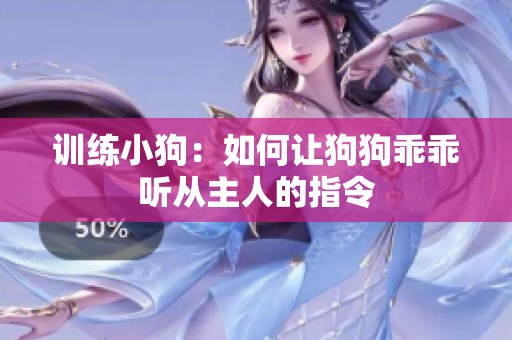训练小狗：如何让狗狗乖乖听从主人的指令