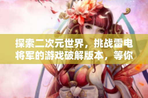 探索二次元世界，挑战雷电将军的游戏破解版本，等你来战！