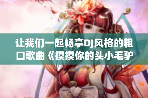 让我们一起畅享DJ风格的粗口歌曲《摸摸你的头小毛驴》