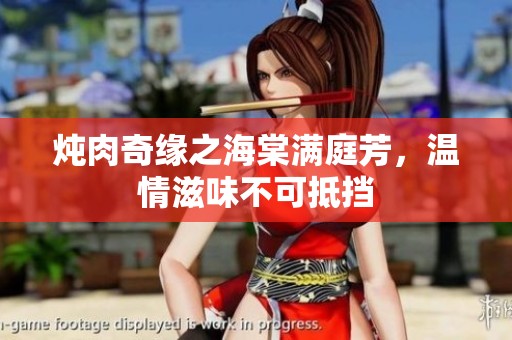 炖肉奇缘之海棠满庭芳，温情滋味不可抵挡