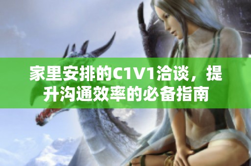 家里安排的C1V1洽谈，提升沟通效率的必备指南