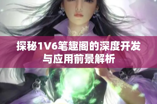 探秘1V6笔趣阁的深度开发与应用前景解析
