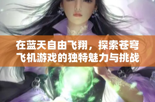 在蓝天自由飞翔，探索苍穹飞机游戏的独特魅力与挑战