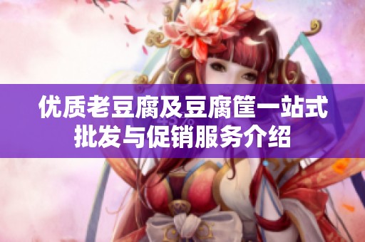 优质老豆腐及豆腐筐一站式批发与促销服务介绍