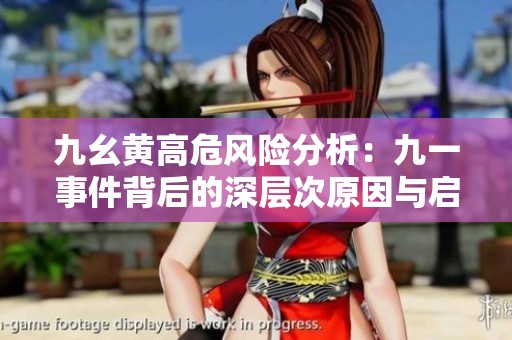 九幺黄高危风险分析：九一事件背后的深层次原因与启示