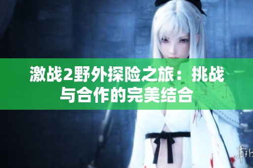 激战2野外探险之旅：挑战与合作的完美结合