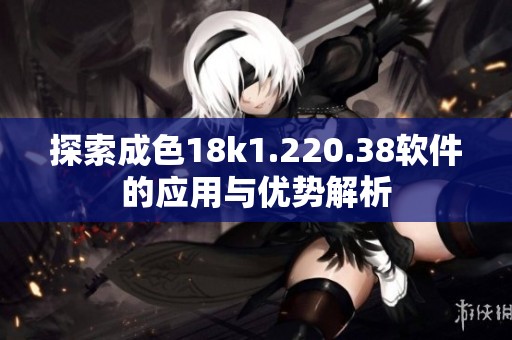 探索成色18k1.220.38软件的应用与优势解析