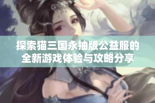 探索猫三国永抽版公益服的全新游戏体验与攻略分享