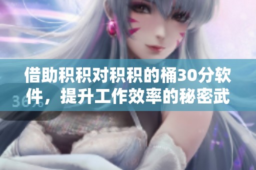 借助积积对积积的桶30分软件，提升工作效率的秘密武器