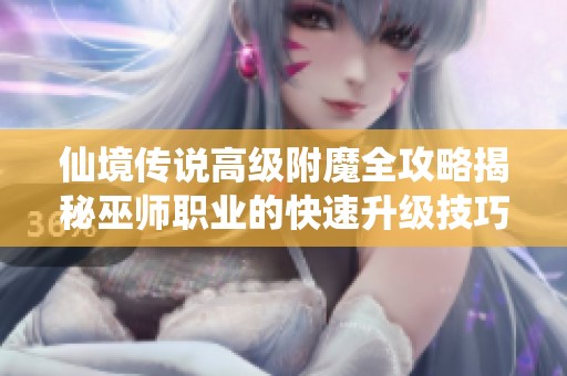 仙境传说高级附魔全攻略揭秘巫师职业的快速升级技巧与策略分享