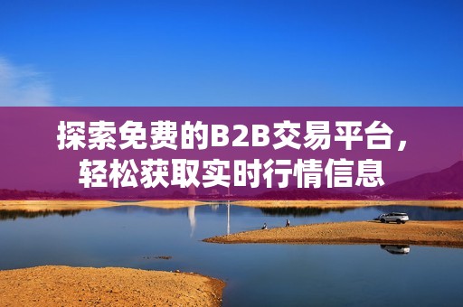 探索免费的B2B交易平台，轻松获取实时行情信息