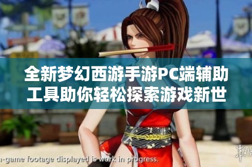 全新梦幻西游手游PC端辅助工具助你轻松探索游戏新世界，畅享无缝体验
