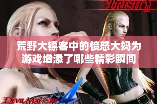 荒野大镖客中的愤怒大妈为游戏增添了哪些精彩瞬间