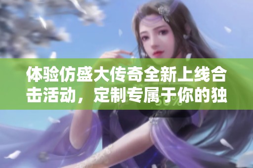 体验仿盛大传奇全新上线合击活动，定制专属于你的独特游戏装备之旅