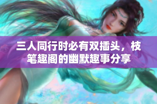 三人同行时必有双插头，枝笔趣阁的幽默趣事分享