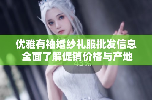 优雅有袖婚纱礼服批发信息 全面了解促销价格与产地货源选择技巧