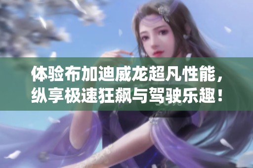 体验布加迪威龙超凡性能，纵享极速狂飙与驾驶乐趣！#极品飞车集结_哔哩哔哩