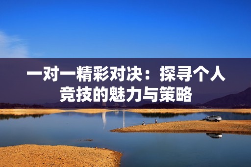 一对一精彩对决：探寻个人竞技的魅力与策略