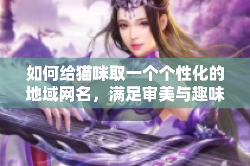 如何给猫咪取一个个性化的地域网名，满足审美与趣味？