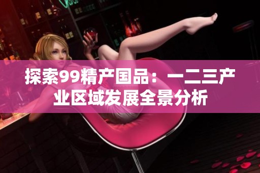 探索99精产国品：一二三产业区域发展全景分析