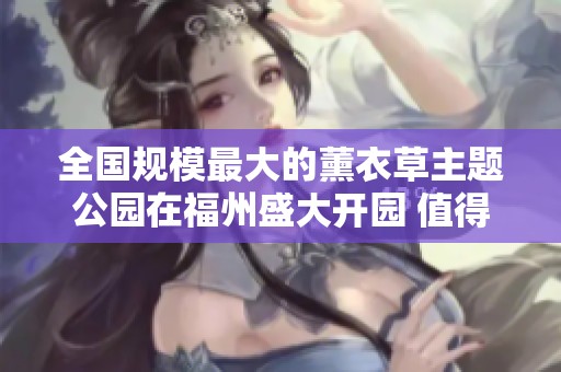 全国规模最大的薰衣草主题公园在福州盛大开园 值得一游的浪漫之地