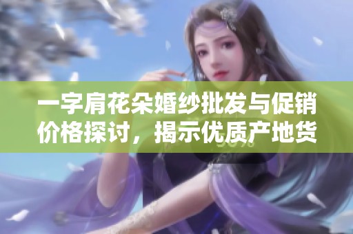 一字肩花朵婚纱批发与促销价格探讨，揭示优质产地货源信息揭秘