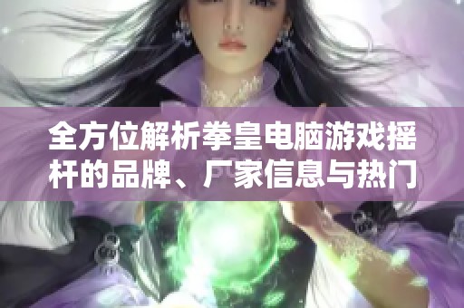 全方位解析拳皇电脑游戏摇杆的品牌、厂家信息与热门产品图片分享