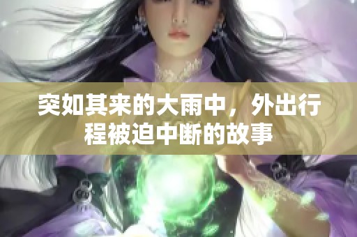 突如其来的大雨中，外出行程被迫中断的故事