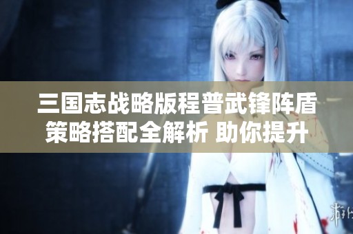 三国志战略版程普武锋阵盾策略搭配全解析 助你提升战力的秘诀揭秘