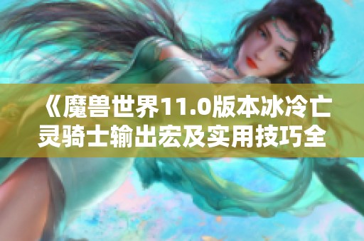 《魔兽世界11.0版本冰冷亡灵骑士输出宏及实用技巧全面解析》
